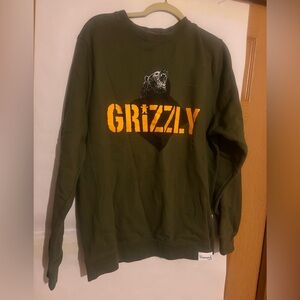 Vintage Diamond supply co x Grizzly Griptape Crewneck